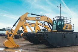 Escavadeira Anfibia remotamente controlado AIZM MACHINES