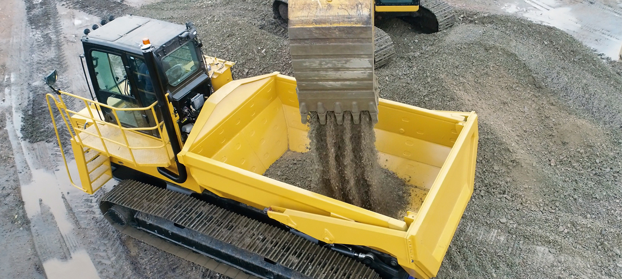Track dumper remotamente controlado AIZM MACHINES