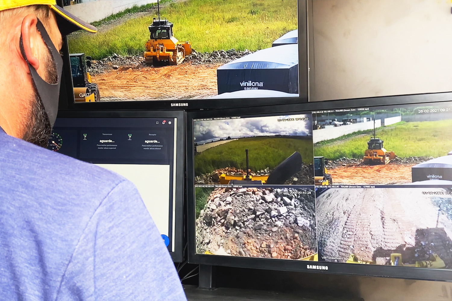 trator D5 remotamente controlado AIZM